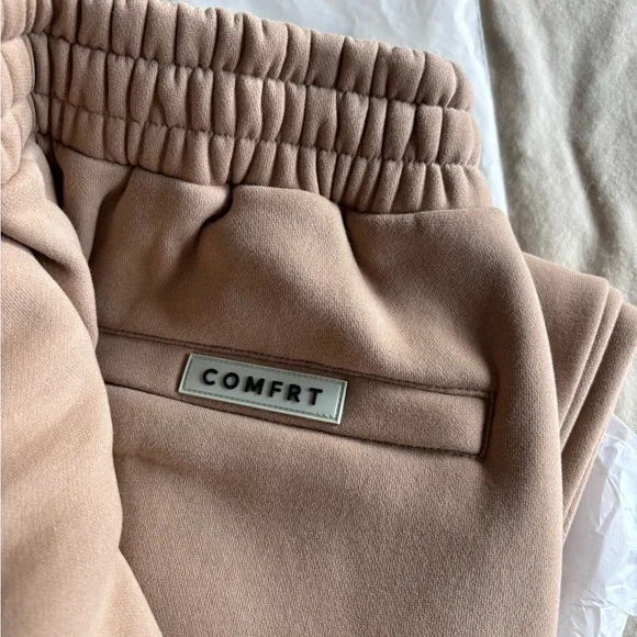 Comfrt- Taupe Cozy Sweatpants - Picture 3 of 4